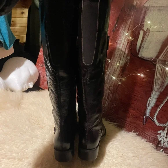 Davos Gomma OTK leather boots - Picture 4 of 13